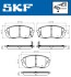 Комплект тормозных колодок SKF VKBP 80106 A (фото 2)