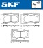 Комплект тормозных колодок SKF VKBP 80135 A (фото 2)