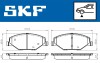 Колодки гальмівні дискові (комплект 4 шт) SKF VKBP 80628 (фото 2)