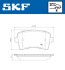 Комплект гальмівних колодок SKF VKBP 90052 (фото 3)