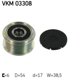 Шків генератора SKF VKM 03308