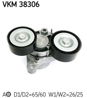 Ролик модуля натяжителя ремня SKF VKM 38306