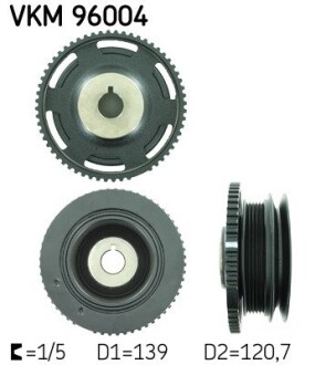 Шків ременя генератора SKF VKM 96004