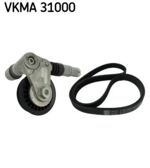 Роликовый модуль натяжителя ремня (ролик, ремень) SKF VKMA 31000