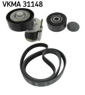 Роликовый модуль натяжителя ремня (ролик, ремень) SKF VKMA 31148