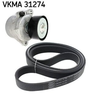 Роликовый модуль натяжителя ремня (ролик, ремень) SKF VKMA 31274