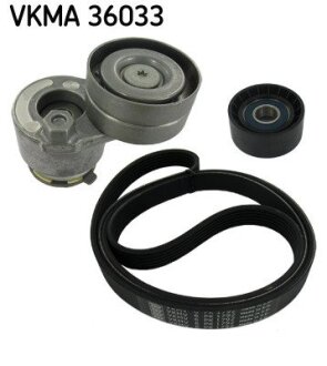 Роликовый модуль натяжителя ремня (ролик, ремень) SKF VKMA 36033