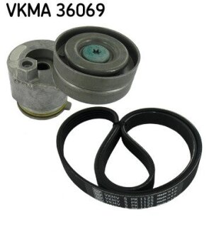 Роликовый модуль натяжителя ремня (ролик, ремень) SKF VKMA 36069