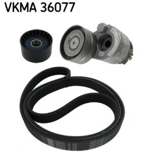 Роликовый модуль натяжителя ремня (ролик, ремень) SKF VKMA 36077