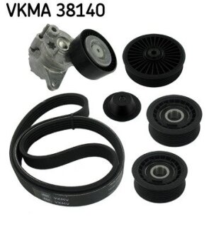 Роликовый модуль натяжителя ремня (ролик, ремень) SKF VKMA 38140