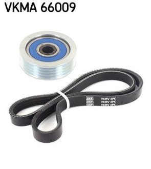 Роликовый модуль натяжителя ремня (ролик, ремень) SKF VKMA 66009