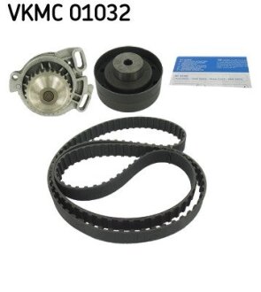 Комплект (ремінь+ролик+помпа) SKF VKMC 01032