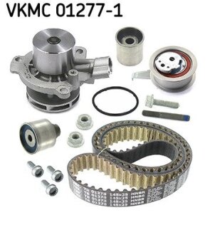 Роликовый модуль натяжителя ремня (ролик, ремень, насос) SKF VKMC 01277-1