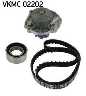 Комплект (ремінь+ролик+помпа) SKF VKMC 02202