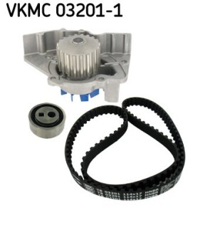 Комплект (ремінь+ролик+помпа) SKF VKMC 03201-1