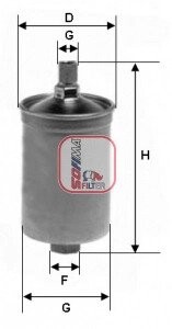 Фiльтр паливний (СПЕЦВИКУП) SOFIMA S1503B