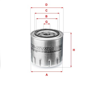 Фільтр масляний SOFIMA S 1710 R