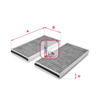 Фільтр салона (к-кт) SOFIMA S 4127 CA