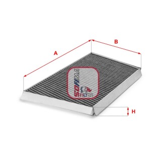Фильтр салона угольный MB W203 (СПЕЦВЫКУП) SOFIMA S4131CA
