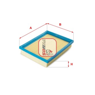 Фільтр повітряний opel corsa b 1,2/1,4 ohc 93- (СПЕЦВИКУП) SOFIMA S6640A