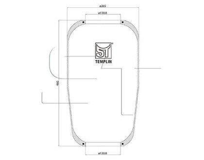 Подушка амортизуюча ST-TEMPLIN 04.060.6006.190