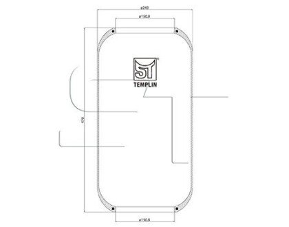 Подушка амортизуюча ST-TEMPLIN 04.060.6206.260