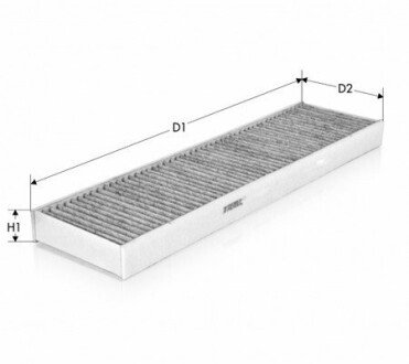 Фильтр салона угольный DB A W169 9/04-,B W245 4/05- Tecneco CK10055C