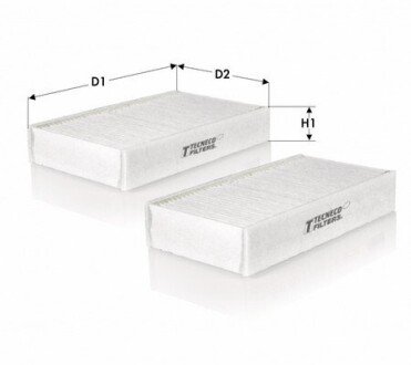 Фильтр салона BMW 7 (F01/F02) 08-/523i (F10/F11/F18) 10- Tecneco CK2533-2