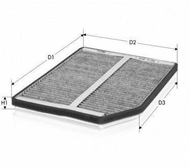 Фільтр салону вугіл. Renault Laguna I 94-01 (181*19*240) Tecneco CK5848C