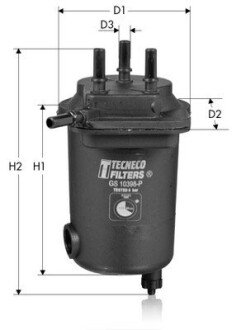 Фильтр топливный (с отверстием под датчик) 1.5dCi Nissan Almera 03-, Kubistar 03-, Micra 03-10, Note 06- /Renault Clio 01-, Kangoo 01- Tecneco GS10398P