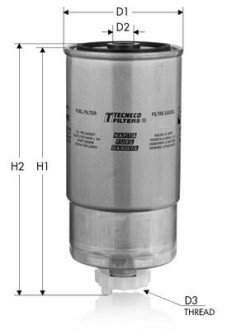 Фильтр топливный Bmw 325TD (E36) 9/91-12/94, 525TD, 52 Tecneco GS208