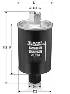 Фільтр паливний (VAZ) Lada Samara 1,3i-1,7i 9 Tecneco IN60