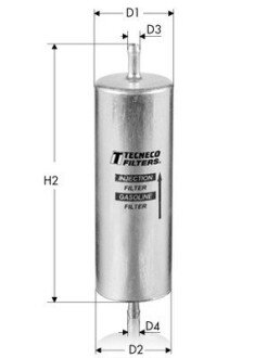 Фільтр паливний Bmw 730I/740I 92- 750I/850I 89- Tecneco IN97