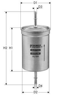 Фільтр паливний Renault Laguna/Safrane 1.8-3.0 93- Tecneco IN99 (фото 1)