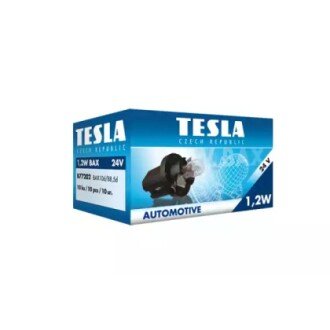 Лампа автомобильная в приборную панель 24V BAX1.2W 10 шт. Tesla (B77202) TESLA BLATNA, Чехія 200652