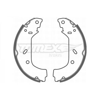 Гальмівна колодка барабанна (TX 20-98) TOMEX 652092