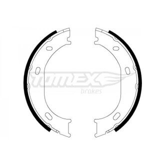 Гальмівна колодка барабанна (TX 21-17) TOMEX 652111