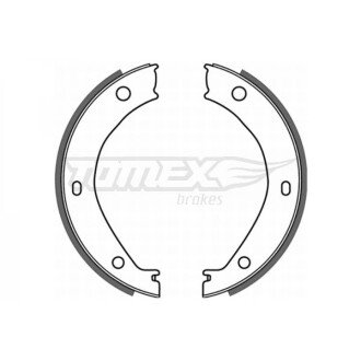 Гальмівна колодка барабанна (TX 21-26) TOMEX 652120