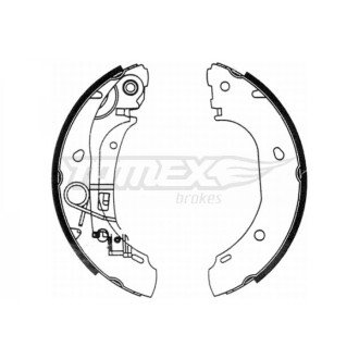 Гальмівна колодка барабанна (TX 21-31) TOMEX 652124