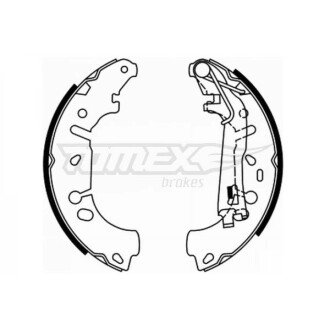 Гальмівна колодка барабанна (TX 21-85) TOMEX 652174