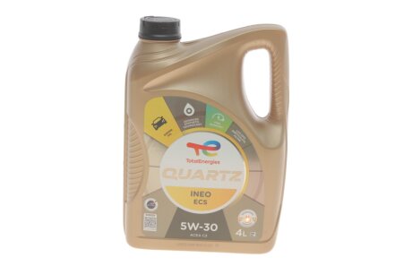 Олива моторна Quartz Ineo ECS 5W30 (4 Liter) Total, Elf 213685