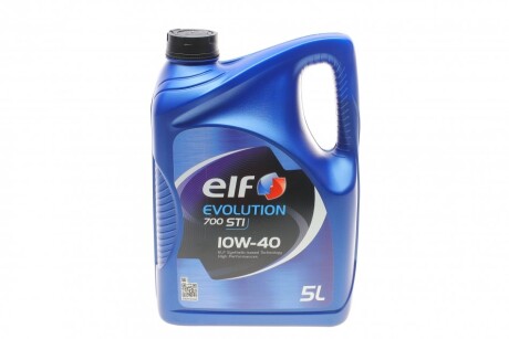 201554 Олива двигуна 5L Elf Evolution 700 STI 10W40 Total, Elf 216667