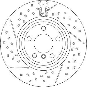 Диск гальмівний TRW DF6606S