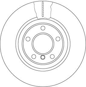 Диск гальмівний TRW DF6616S