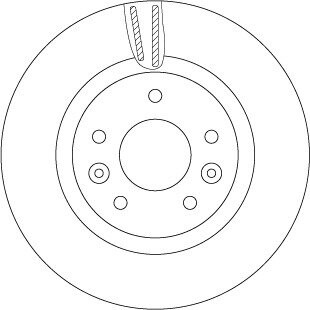 Гальмівний диск TRW DF6786