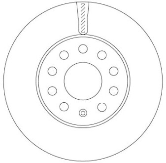 Гальмівний диск TRW DF6903S