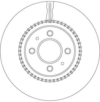 Тормозной диск TRW DF6904