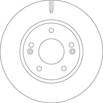 Тормозной диск TRW DF6936