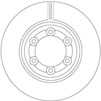 Тормозной диск TRW DF6984