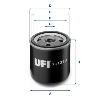 Фільтр масляний UFI 23.131.00